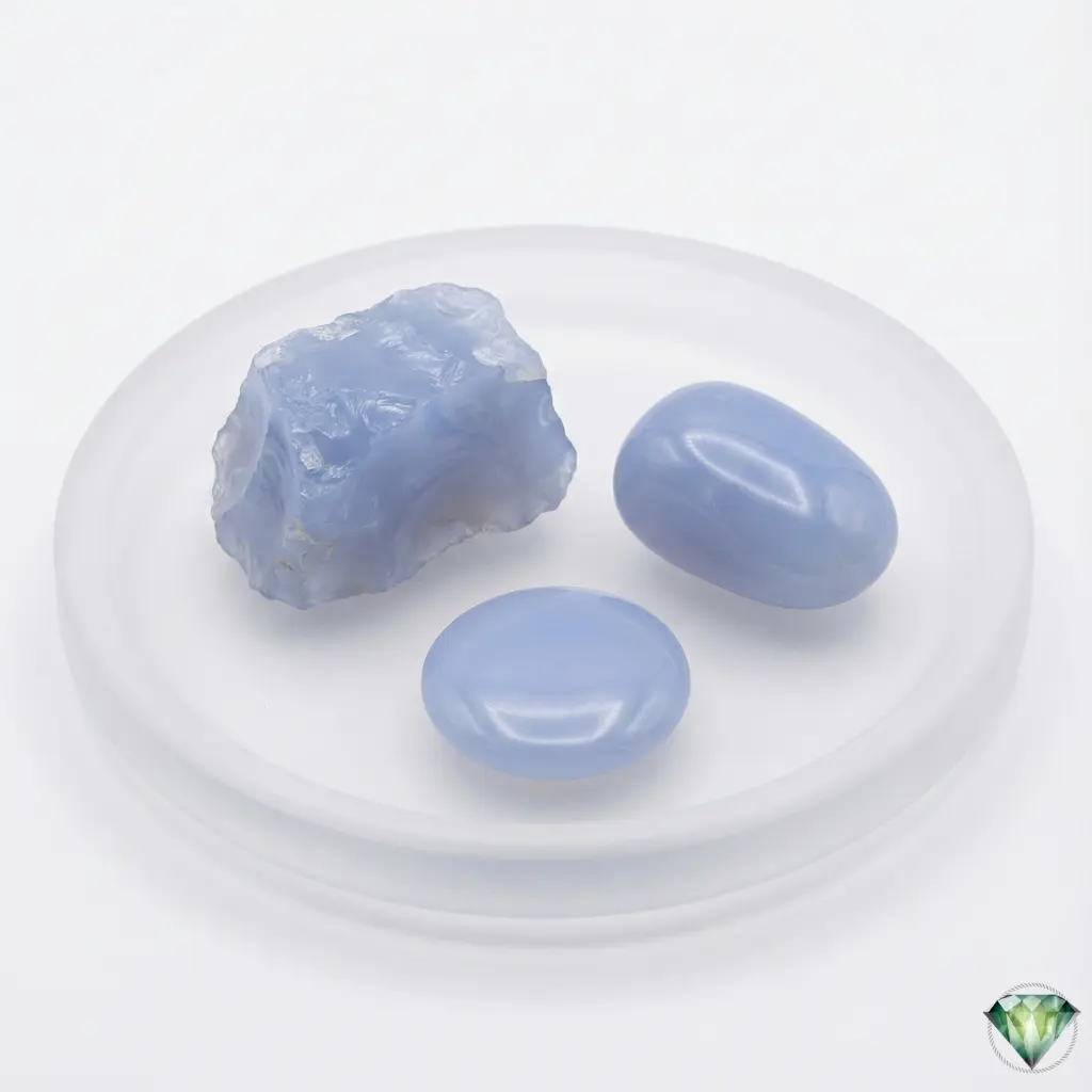 Original Chalcedony Stone (Blue & White) - The Speaker's Stone | Pakistan Gemstones - Image 3
