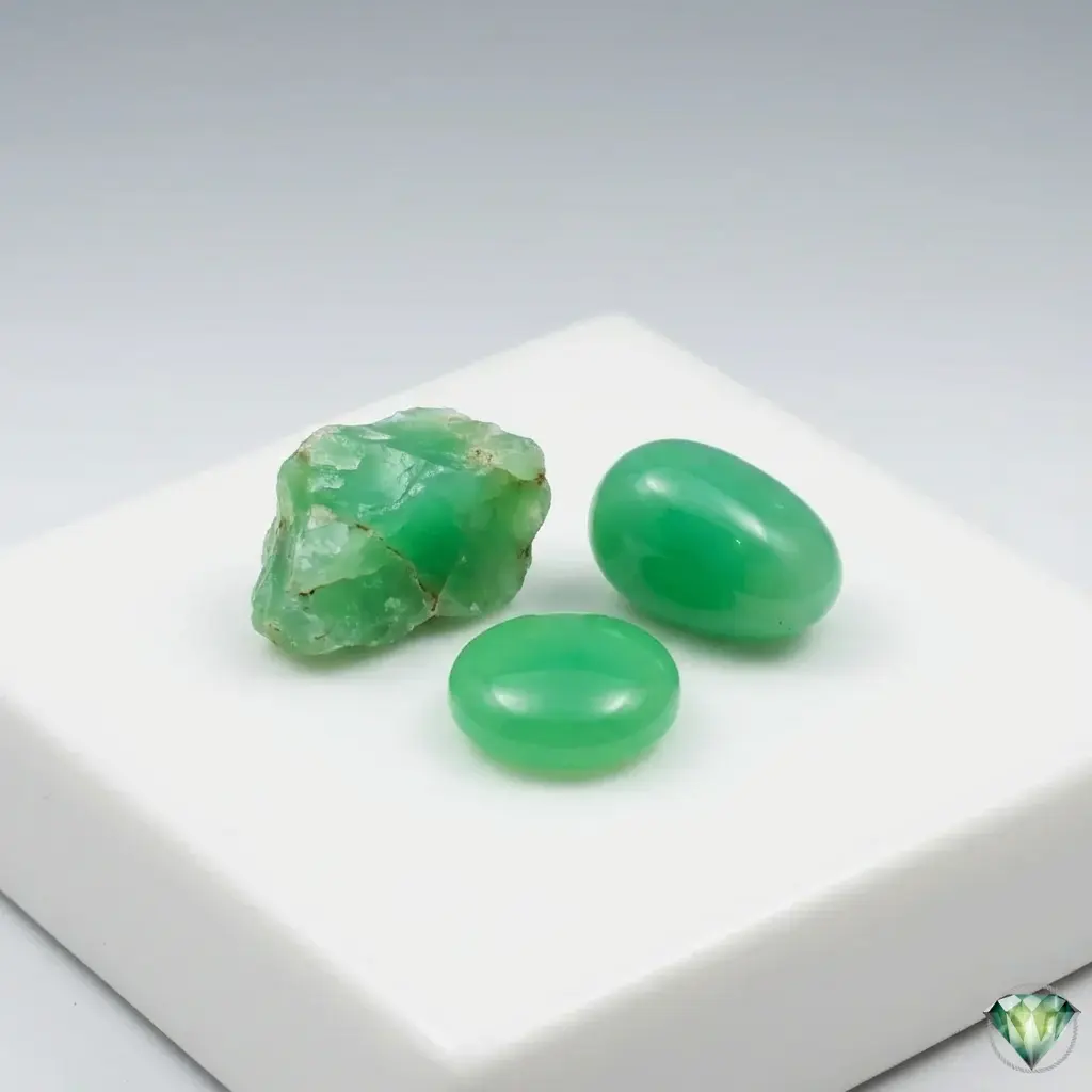Original Chrysoprase Stone (Apple Green) - Australian Grade | Pakistan Gemstones - Image 3