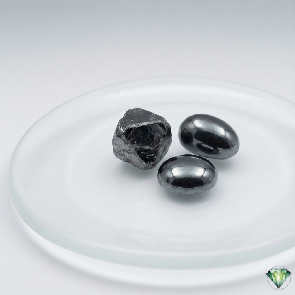 Original Hadeed Stone (Hematite) - Hadeed-e-Cheeni & Sini | Pakistan Gemstones - Image 3