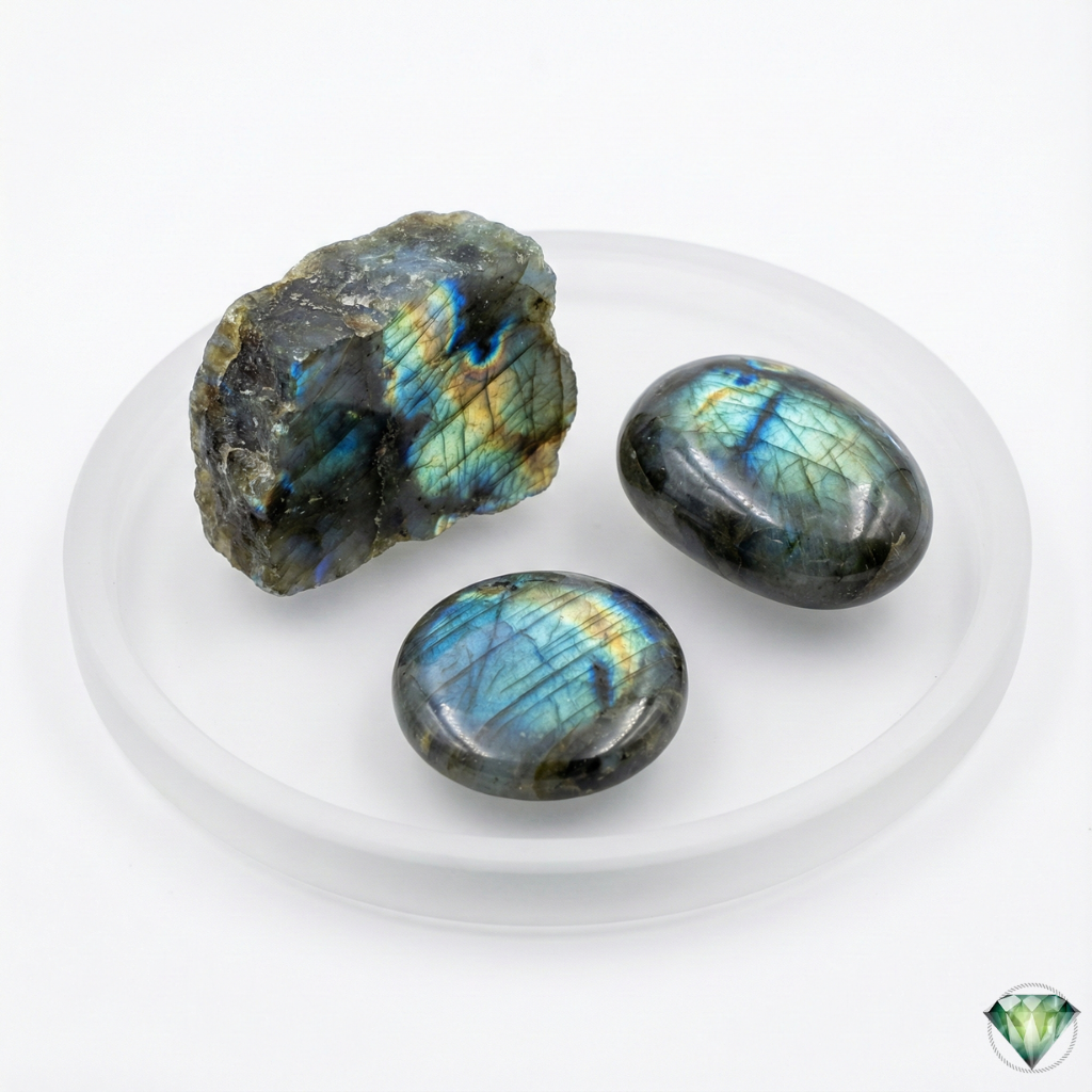 Original Labradorite Stone (Rambo Opal) - Blue Fire & Spectrolite | Pakistan Gemstones - Image 3
