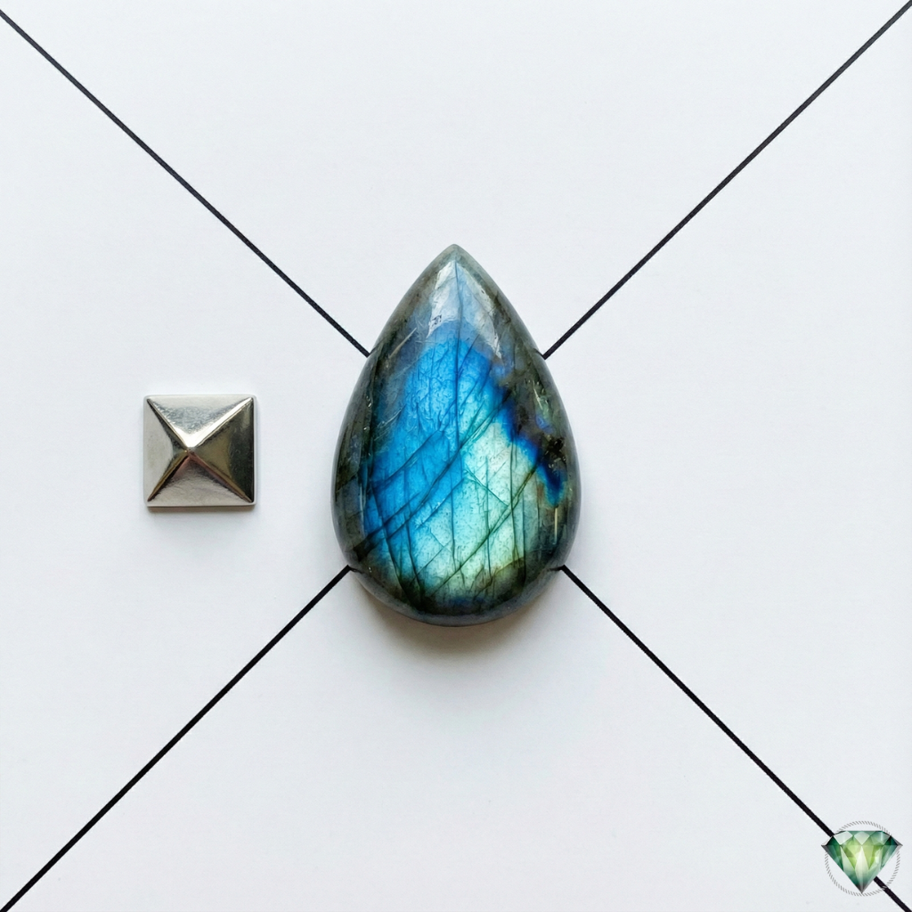 Original Labradorite Stone (Rambo Opal) - Blue Fire & Spectrolite | Pakistan Gemstones - Image 4