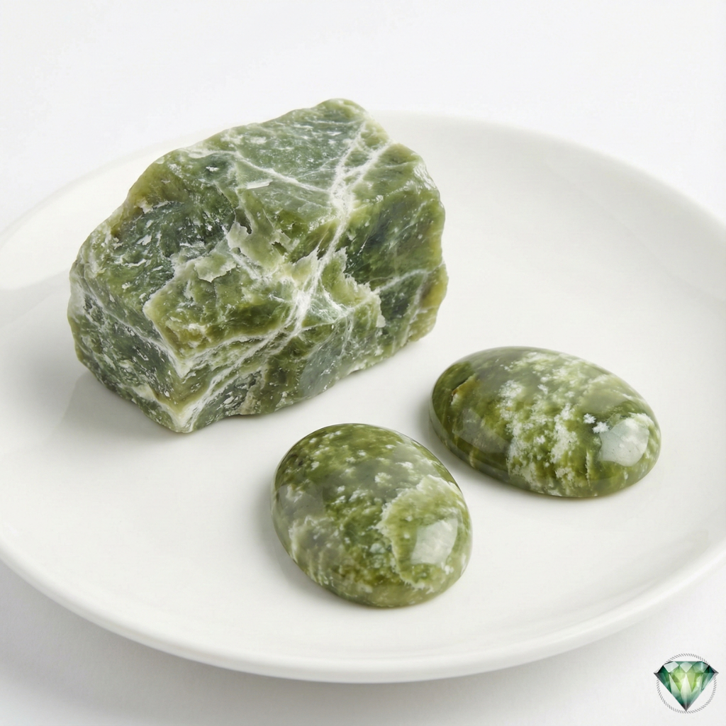 Original Serpentine Stone (Zehar Mohra) - The Stone of Healing | Pakistan Gemstones - Image 3