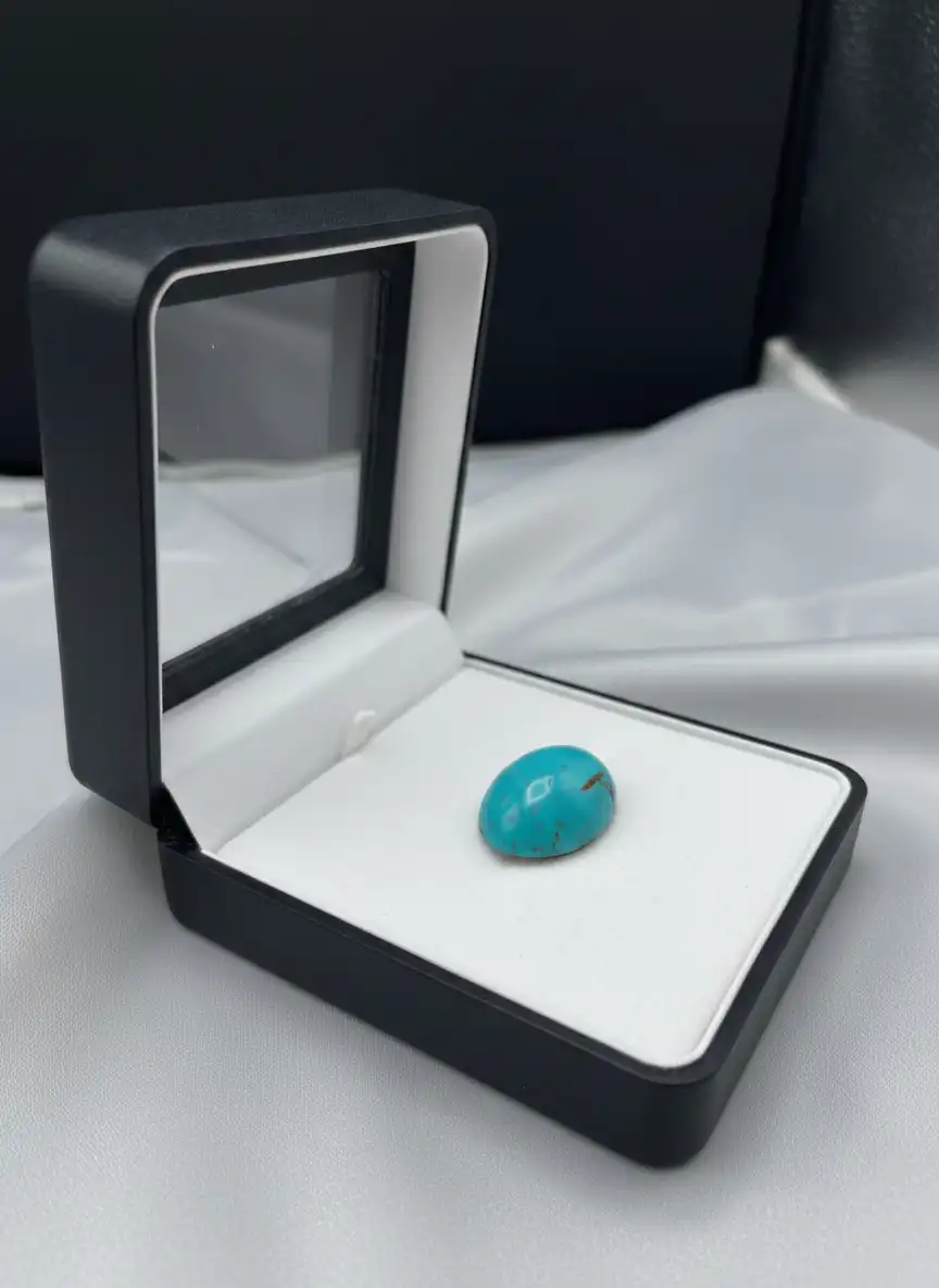 Turquoise Gemstone in natural blue color