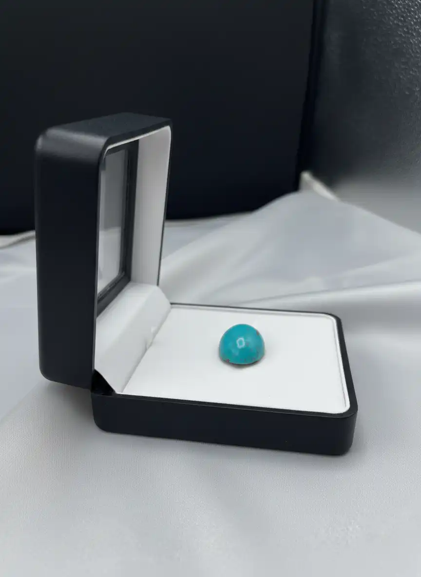 Turquoise Gemstone in natural blue color