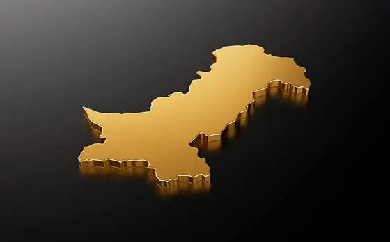 Gold Map Pakistan
