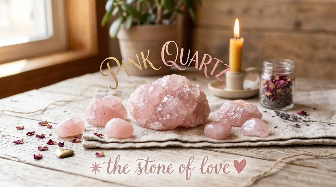 Pink Quartz the Stone of Love.