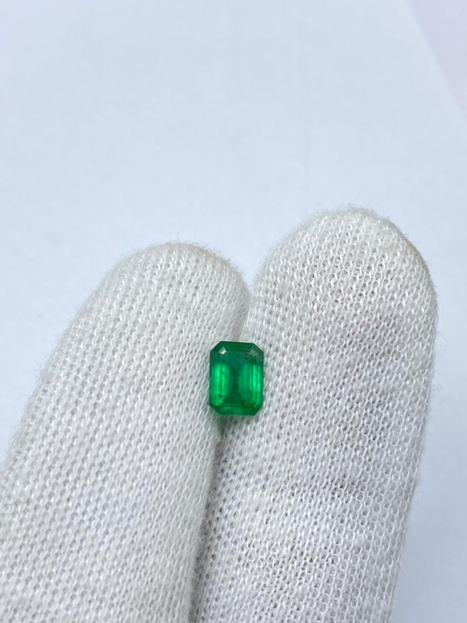 1.21 Carat Swat Emerald (Eye Clean) – CGL Certified Natural Pakistani Emerald