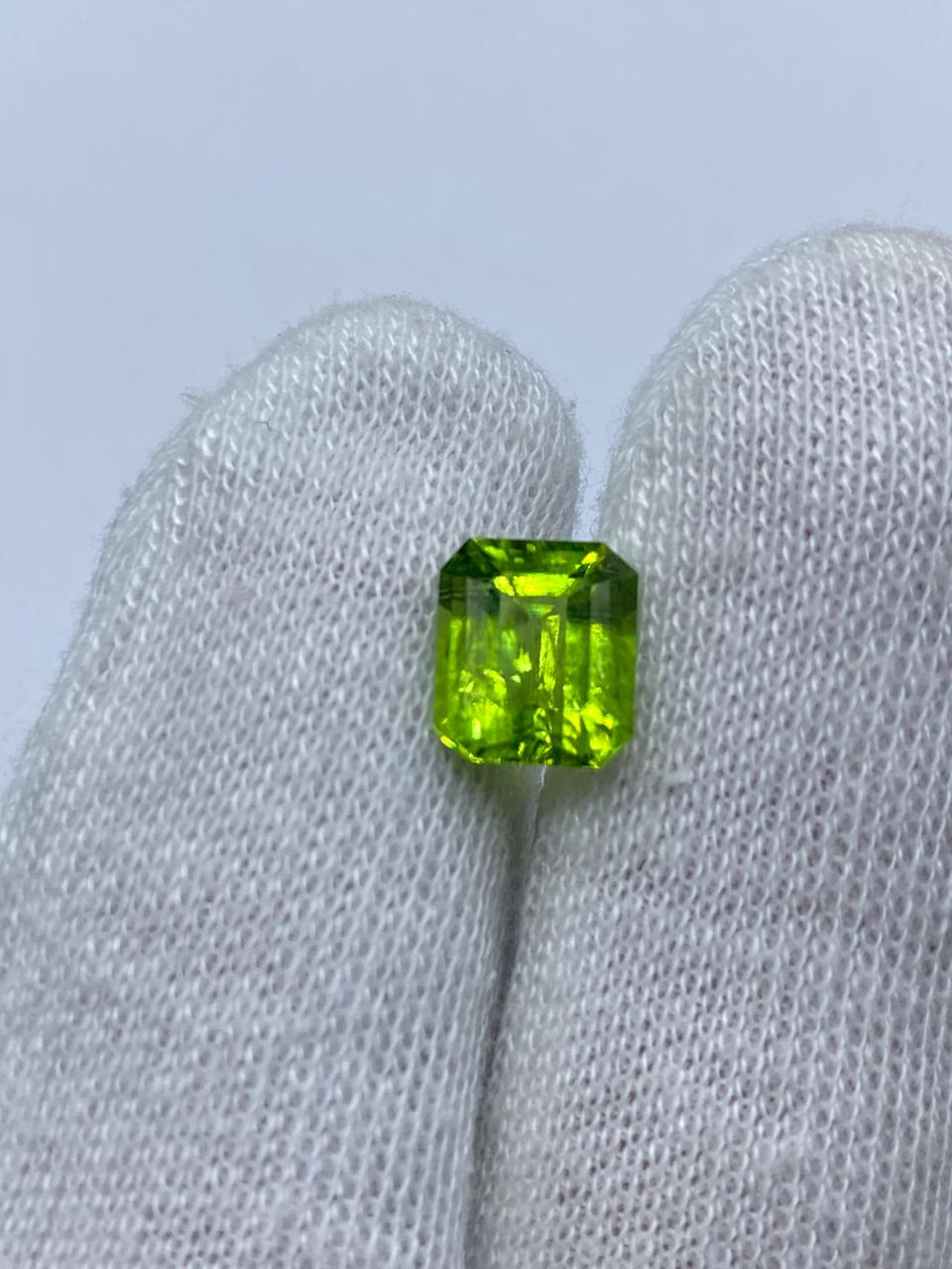 Peridot – 3.90 Carat Eye Clean Natural Gemstone