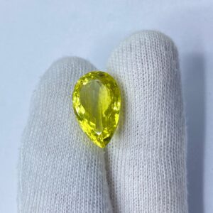 Natural Lemon Quartz / Citirne – 15.60 Carat Eye Clean Gemstone