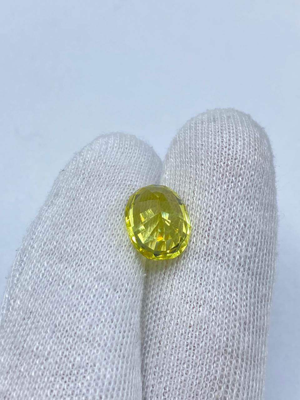 Natural Lemon Quartz / Citrine – 9.95 Carat Eye Clean Gemstone - Image 3