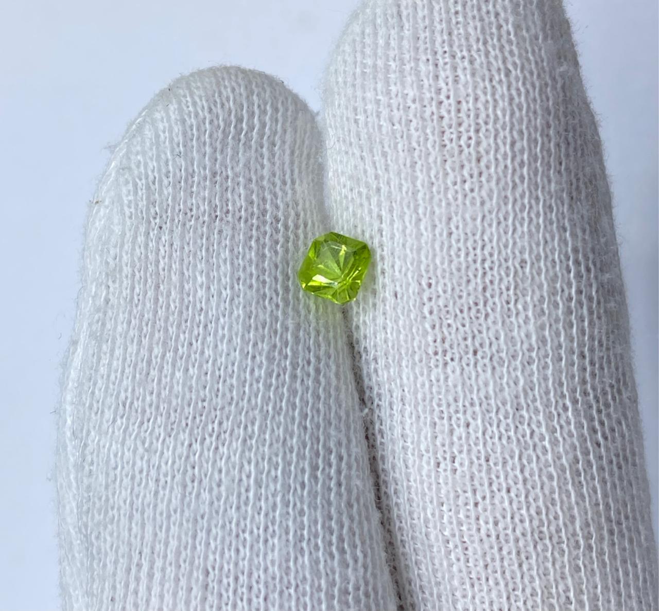 Natural Peridot – 0.65 Carat Eye Clean Gemstone - Image 2
