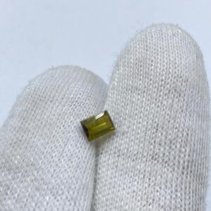 Natural Green Tourmaline 0.75 Carat – Emerald Cut Gemstone
