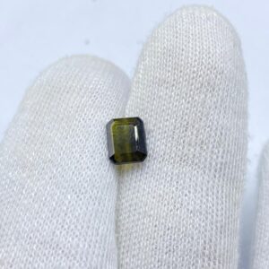 Natural Green Tourmaline 1.45 Carat – Emerald Cut Premium Gemstone