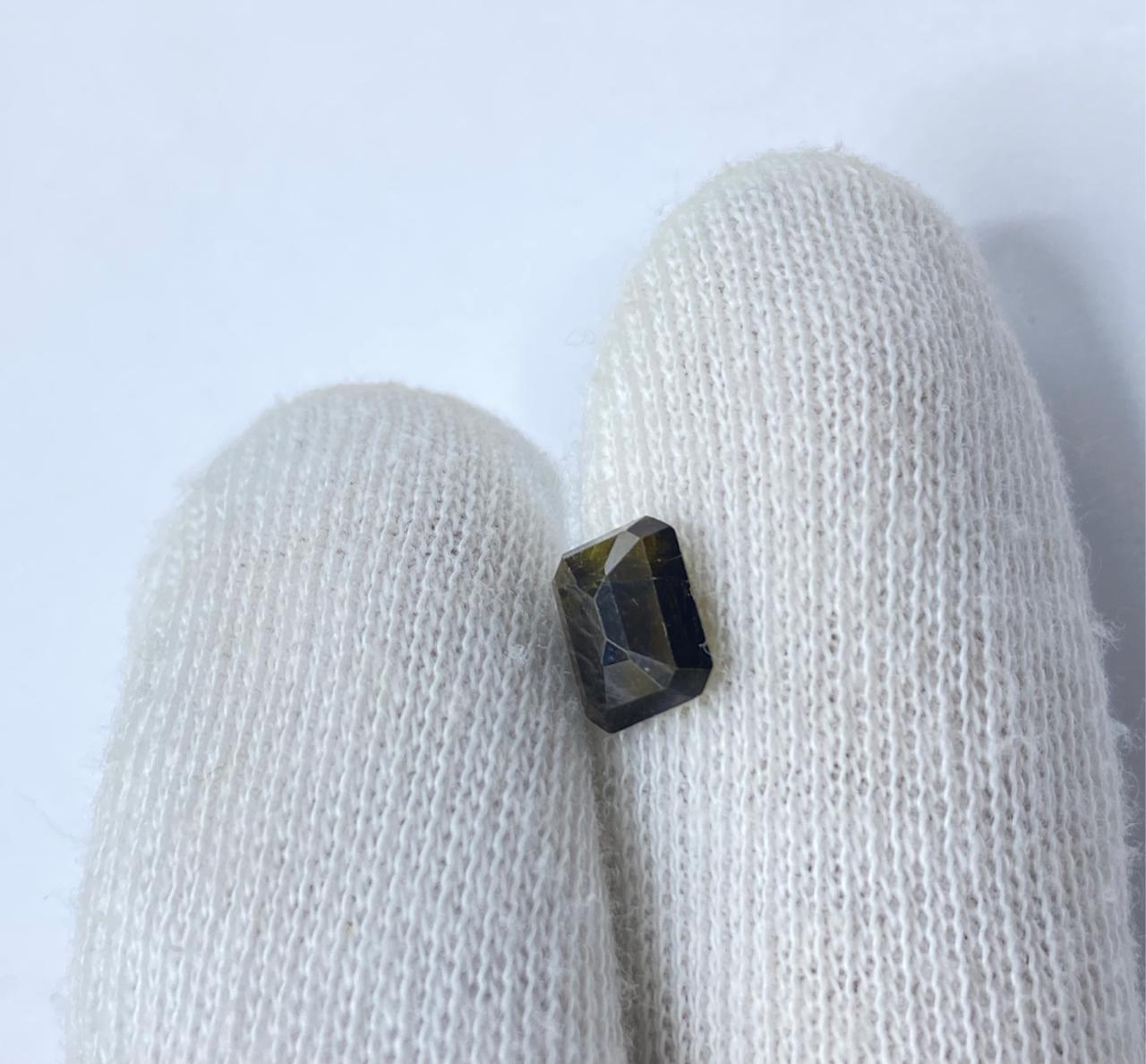Natural Green Tourmaline 1.45 Carat – Emerald Cut Premium Gemstone - Image 3