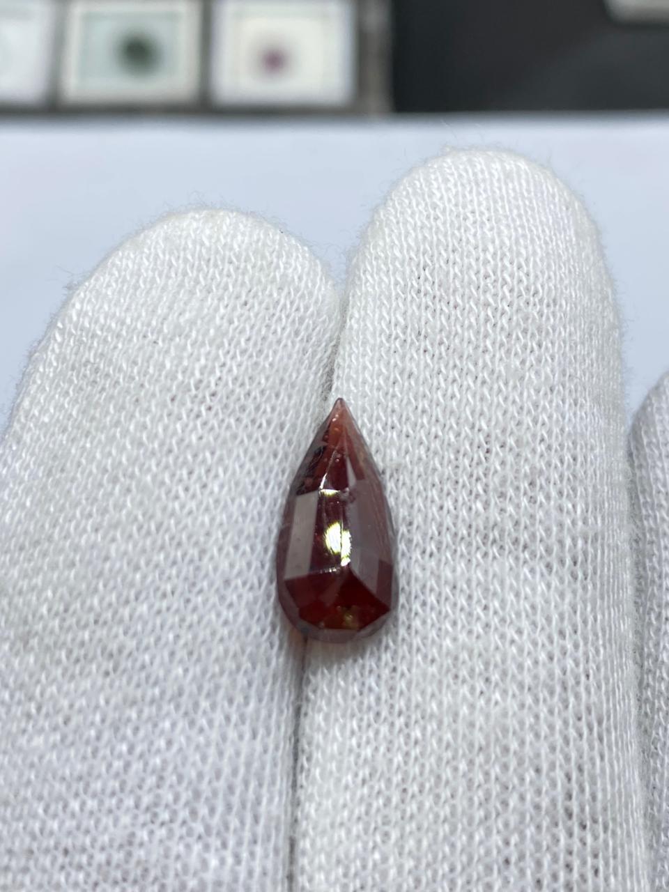 4.14 Carat Natural Deep Red Garnet – Eye Clean