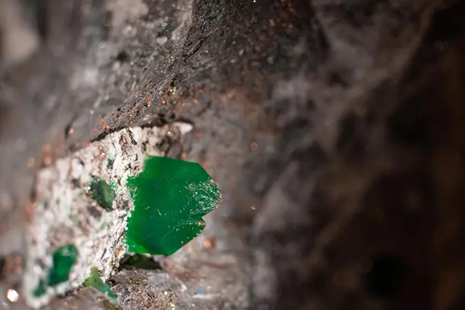 emerald gemstone from Pakistan - specimen.